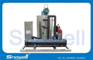Full Automation Seawater Ice Machine For Fishing 1000kg/day , R404a Refrigerant