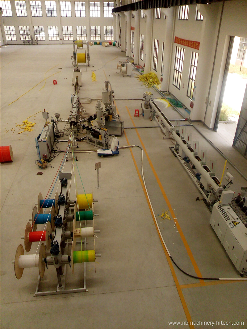 HDPE micro duct bundle hose pipe extrusion line