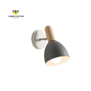 Macaron Shell Wall Lamp: Nordic Creative Simple Bedroom Bedside Reading Light