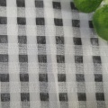 Factory Sale Polyester White Waffle Cloth Checks Fabric