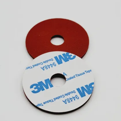 custom foam silicone washer with 3M adhesive