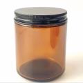 Soy Wax Wide Mouth Amber Glass Candle Jar