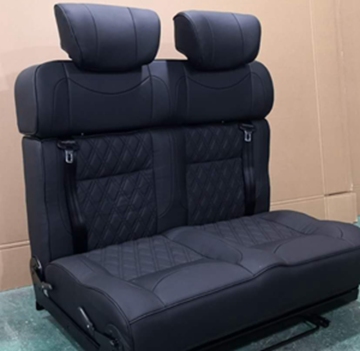 Double or Single Leather Sofa Slide Mount for RV with Lashing Track Rail