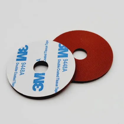 custom foam silicone washer with 3M adhesive