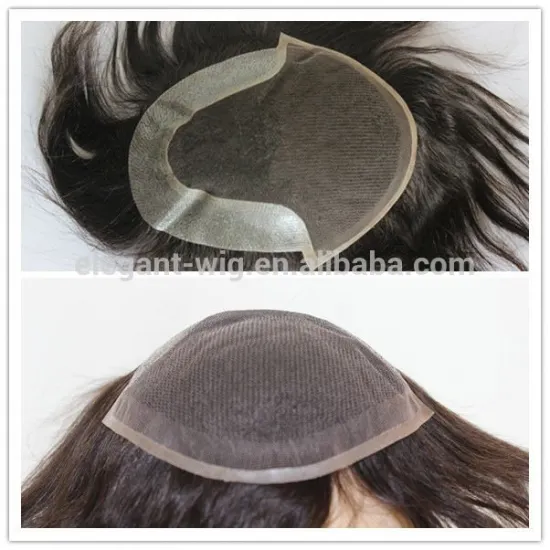 Elegant-wig human virgin unprocessed hair natural curl, thin skin lace women hair toupees good looking