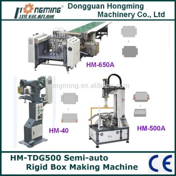 HM-TDG500 Semi-automatic Rigid Box Making Line