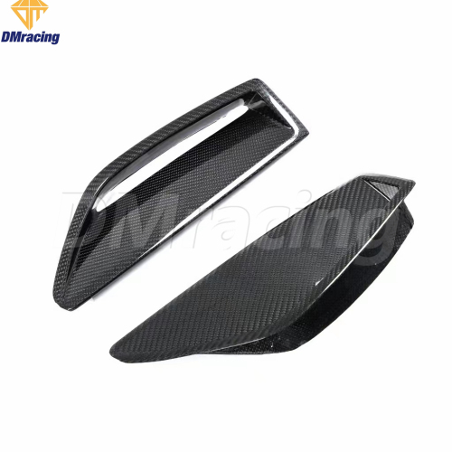 DM STYLE Pre-Preg Carbon Fiber Front Bumper Vents for Audi RS6 C8 Avant 2019-2020