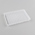 Placas brancas, pretas e transparentes de 96 poços de PCR