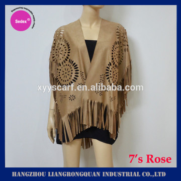 2016 faux suede scarf wrap cowboy boho chic hippie in stock