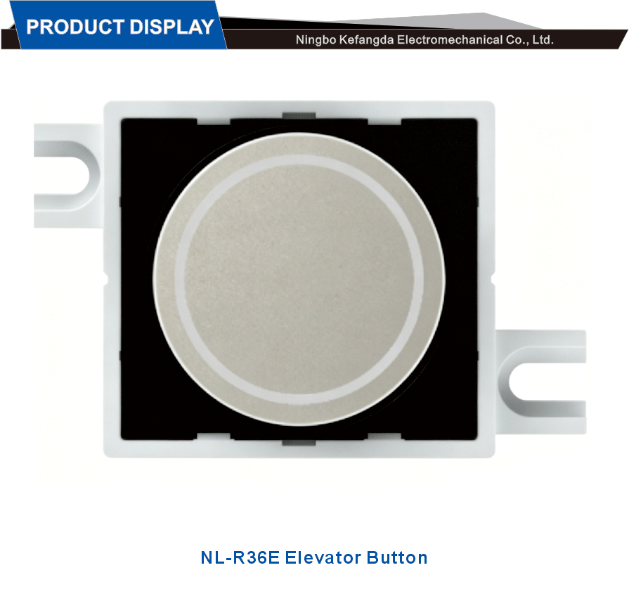 Glass Insert Button Elevator Button