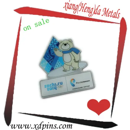 metal lapel pin with company logo 