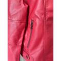 Roupas de primavera e outono Ladies PU Leather Jackets