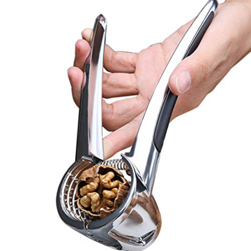 Spring-Loaded Pecan Pliers Nut Cracker with Soft Rubber Grip