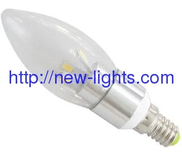 360degree 3w E12 E14 led candle light