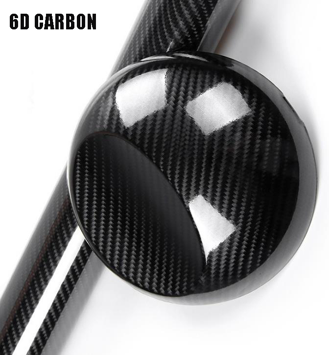 Filme de vinil de carro de fibra de carbono 6D