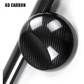 Filada de envoltura de vinilo de automóvil de fibra de carbono 6D