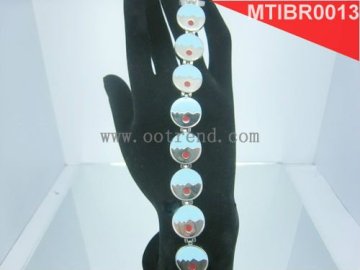 shion Women Bracelet, Titanium Jewelry with epoxy technics, health to body