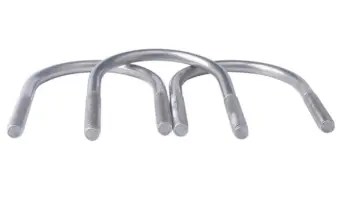 High Polished Stainless steel U Bolt Metric Thread bolt and Nuts