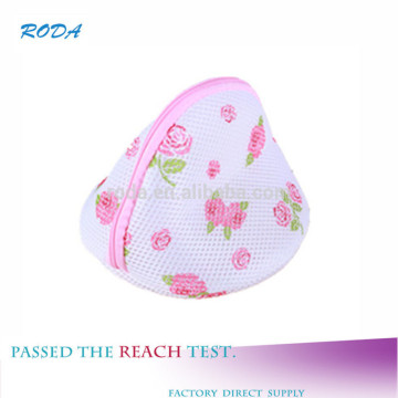 2015 Summer Hot Sales Sandwhich mesh fabric high quality bra Laundry bag with plastic ring, printed design