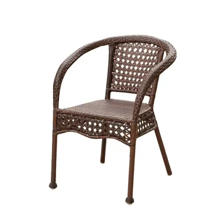 2024 Modern Minimalist Woven Teng Chair for Outdoor Coffee Dining