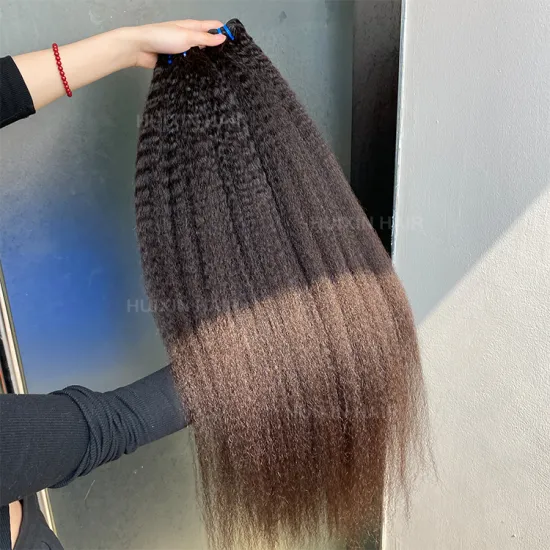 Top Quality Kinky Straight Human Hair Bundles - 100% Raw Wholesale