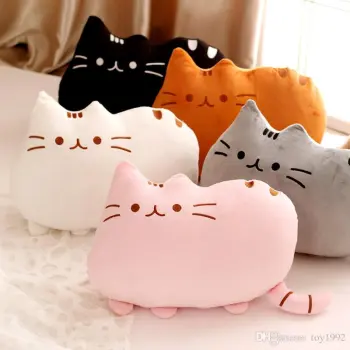 Cute biscuit cat pillow plush doll