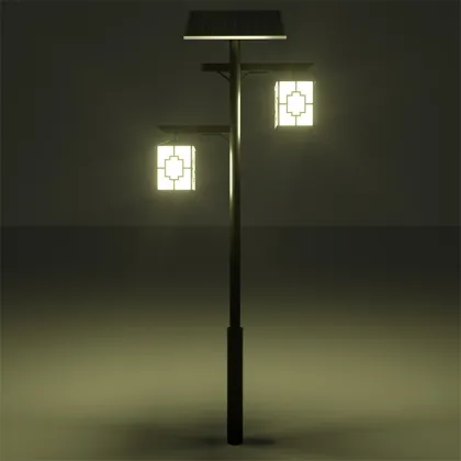 Chinese Style Antique Solar Garden Light