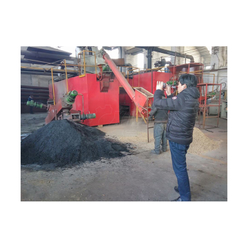 Continue carbonisatieapparatuur voor afvalrecycling en behandeling van vast afval