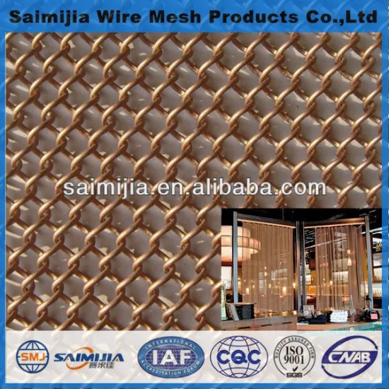 Hot sale ISO Factory metal mesh room divider curtain