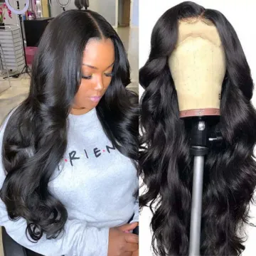 150% Density Glueless Frontal Wig 13x4 Pre Plucked HD Human Hair Lace Front Wig - Body Wave
