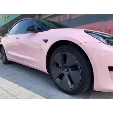 PET Pale Pink Car Body Glossy Film