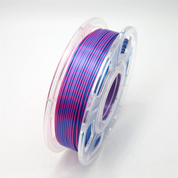 Dual-Color Shiny Silk PLA Filament 1.75mm