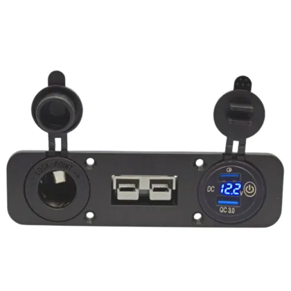 Anderson Plug Cigarette Socket Flush Mount Recessed Digital