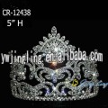 Venta por mayor del Rhinestone concurso coronas y Tiaras