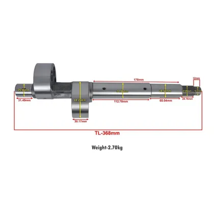 Refrigeration Compressor Parts: Copeland Crankshaft DLL
