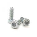 Torx Cylindrical Head Triangular Tooth Screw M4-0.7*12