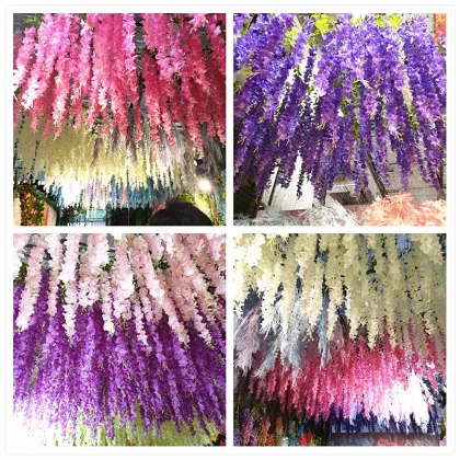 YAYUN A-1049 Artificial Wisteria Vine - Wedding Party Event Decorations