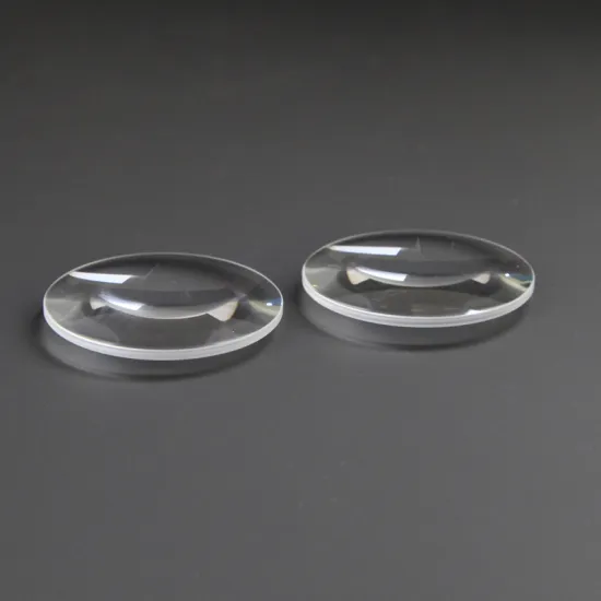Spherical Optical Glass Biconvex Lens for School Science Education and Physics Experiments