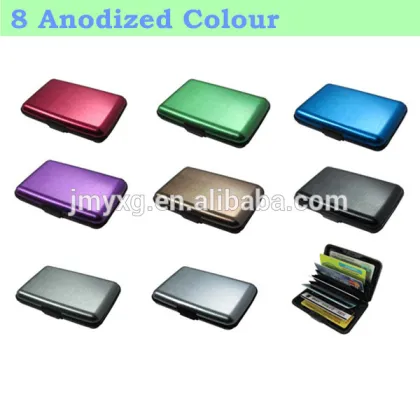 credit card case aluminium credit card holder credit card holder