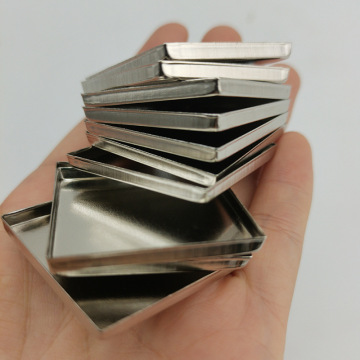 Multi-Size Stainless Steel Cosmetic Packaging Plates - Round, Square Eye Shadow Palettes & Iron Plates