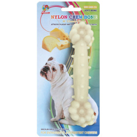 Percell 6 &quot;Nylon Dog Chew Osso Scent queijo