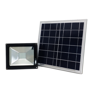DC 12V/24V Solar-Powered Rechargeable LED Flood Light with Remote