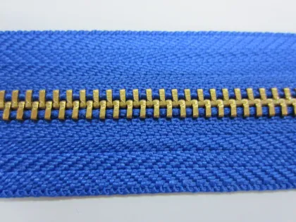 No.5 brass 90 metal zipper YKK metal zipper