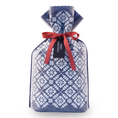 Navy Color Christmas Gift Stand Up Pouch