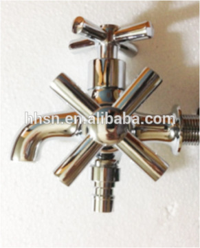 Wholesale classic antique brass dual handle kitchen faucet