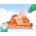 White Marble Reclining Maitreya Buddha