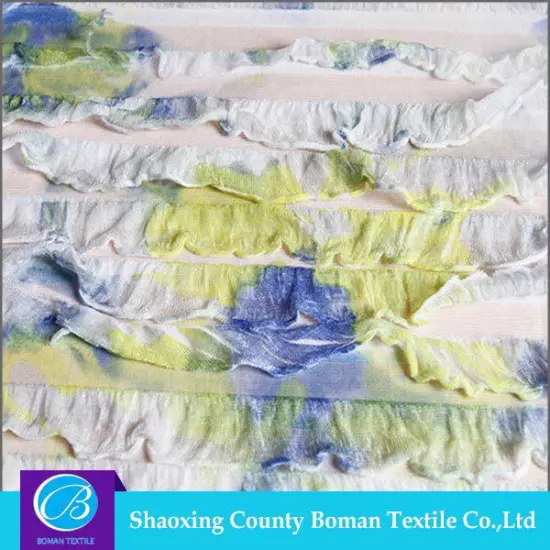 Fabric supplier Fashion Beef tripe microfiber stretch fabric