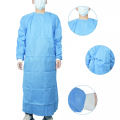 Vestido de isolamento de PP médico com laços