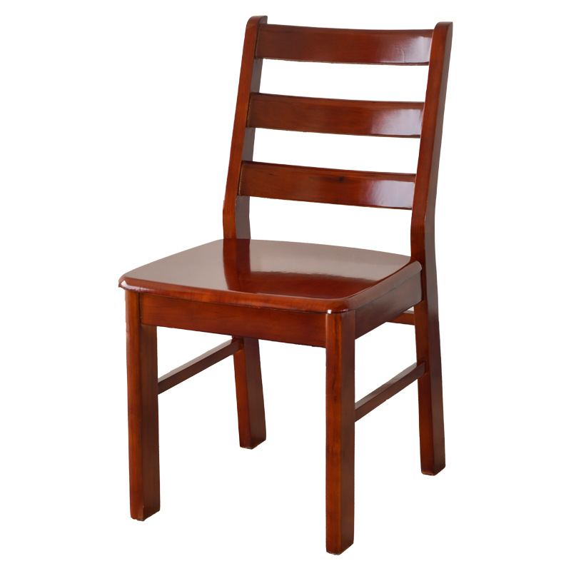 Red Wooden Conference Chair