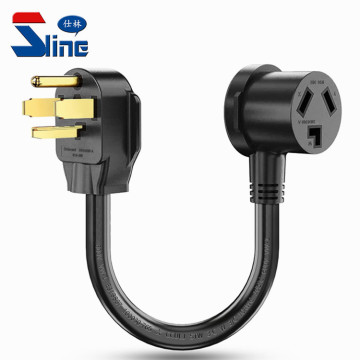 American Dryer Adapter Cord: 3 Prong to 4 Prong Convert Cord - NEMA 14-30P to NEMA 10-30R, 10AWG STW, 1.5FT